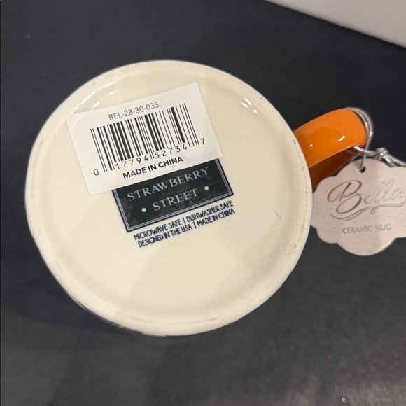 10 STRAWBERRY STREET HALLOWEEN/FALL COFFEE MUG w/ GHOSTS CATS BATS PUMPKINS- NEW - Picture 9 of 11